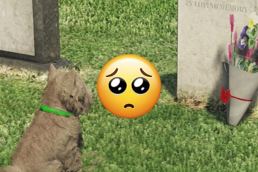 GTA V: perrito visita la tumba de su dueño fallecido; así es el secreto más triste del juego