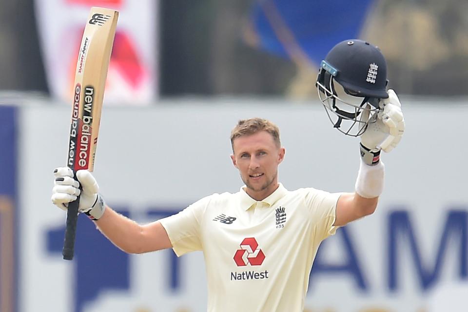 <p>Joe Root struck his 19th Test century for England in Galle</p> (SLC)