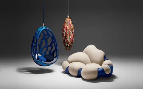 Pieces from Louis Vuitton's Objets Nomades collection, by the Campana Brothers