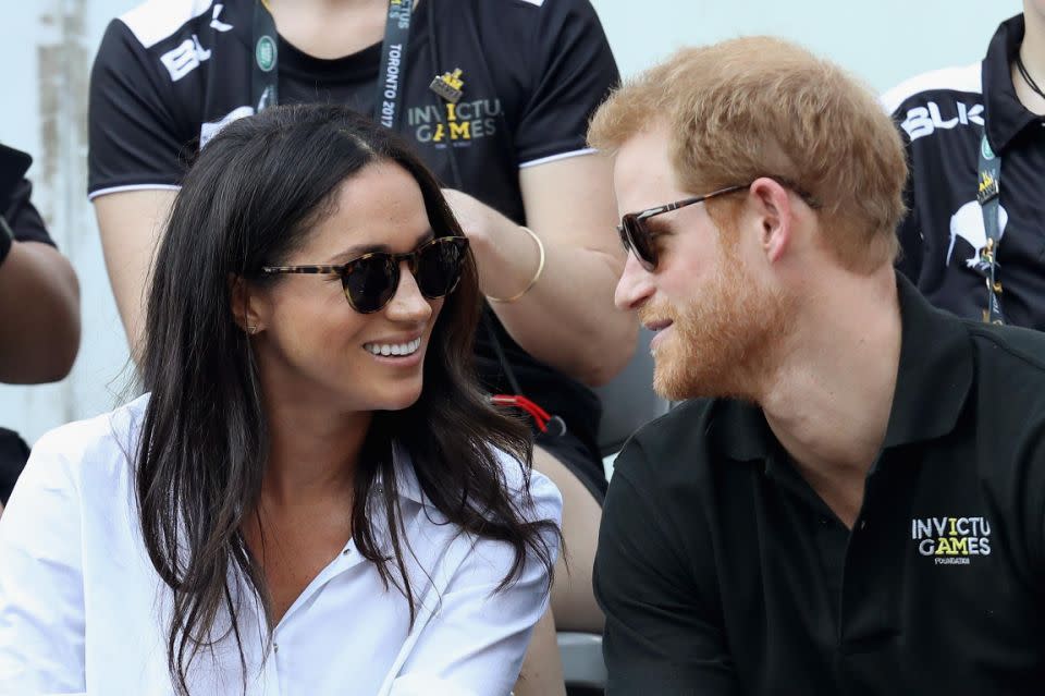 All eyes have been on Prince Harry and Meghan as engagement rumours swirl. Photo: Getty