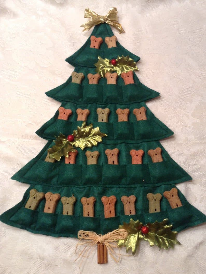 1) Puppy Treat Tree--Advent Calendar