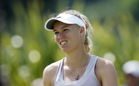 Britain Tennis - Aegon Women's Open - Nottingham Tennis Centre - 8/6/16 Denmark's Caroline Wozniacki during the second round Action Images via Reuters / Peter Cziborra Livepic/Files