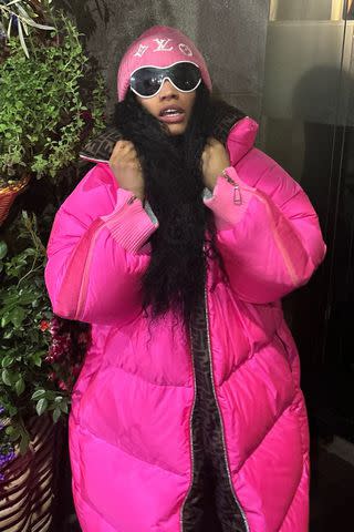 <p>Mancpicss66 / BACKGRID</p> Nicki Minaj outside her hotel in Manchester on May 25, 2024