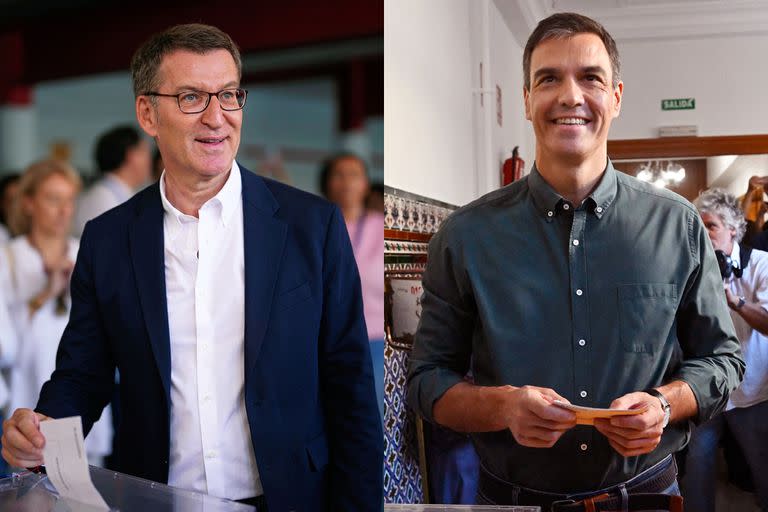 Tras las elecciones del domingo pasado, Alberto Núñez Feijóo (PP) y Pedro Sánchez (PSOE) se disputan la presidencia del gobierno español