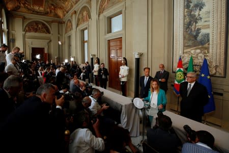 Italian President Sergio Mattarella holds consultations on political crisis in Rome