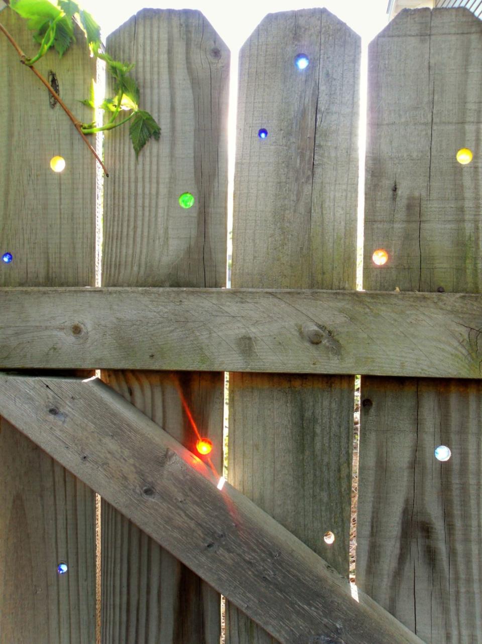 Brighten Up a Basic Fence