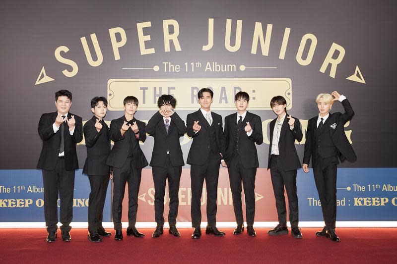 SUPER JUNIOR向台灣粉絲大喊「老婆我想妳囉」。（avex Taiwan提供）