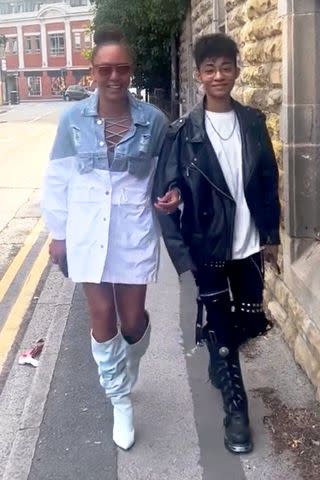 <p>Mel B/Instagram</p> Mel B and daughter Angel Iris Murphy Brown