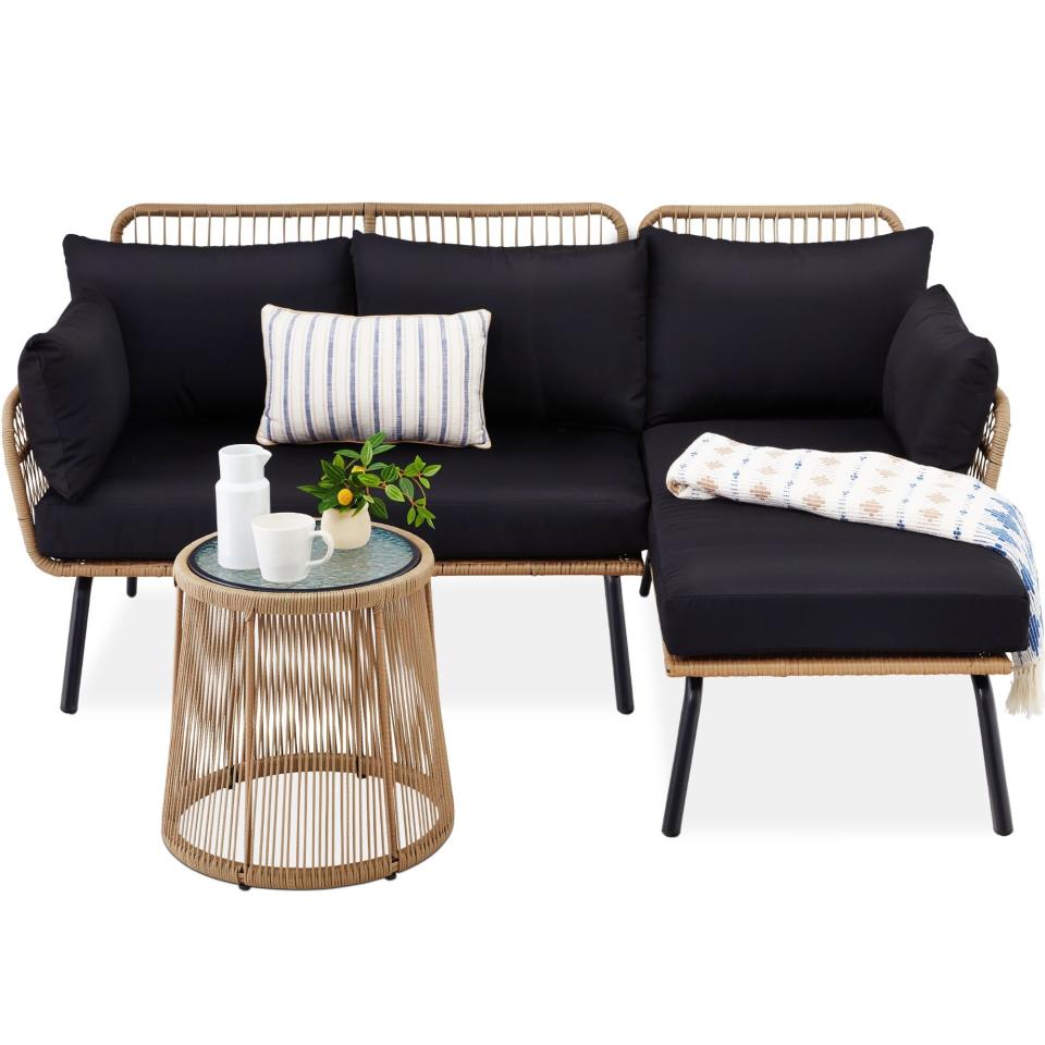 <p><a href="https://go.redirectingat.com?id=74968X1596630&url=https%3A%2F%2Fwww.walmart.com%2Fip%2FBest-Choice-Products-Outdoor-Woven-Rope-Sectional-Patio-Furniture-L-Shaped-Conversation-Set-w-Table-Natural-Black%2F763817086&sref=https%3A%2F%2Fwww.popularmechanics.com%2Fhome%2Fa60481174%2Fpatio-furniture-sale-walmart-april-2024%2F" rel="nofollow noopener" target="_blank" data-ylk="slk:Shop Now;elm:context_link;itc:0;sec:content-canvas" class="link ">Shop Now</a></p><p>L-Shaped Conversation Set</p><p>walmart.com</p><p>$499.99</p>