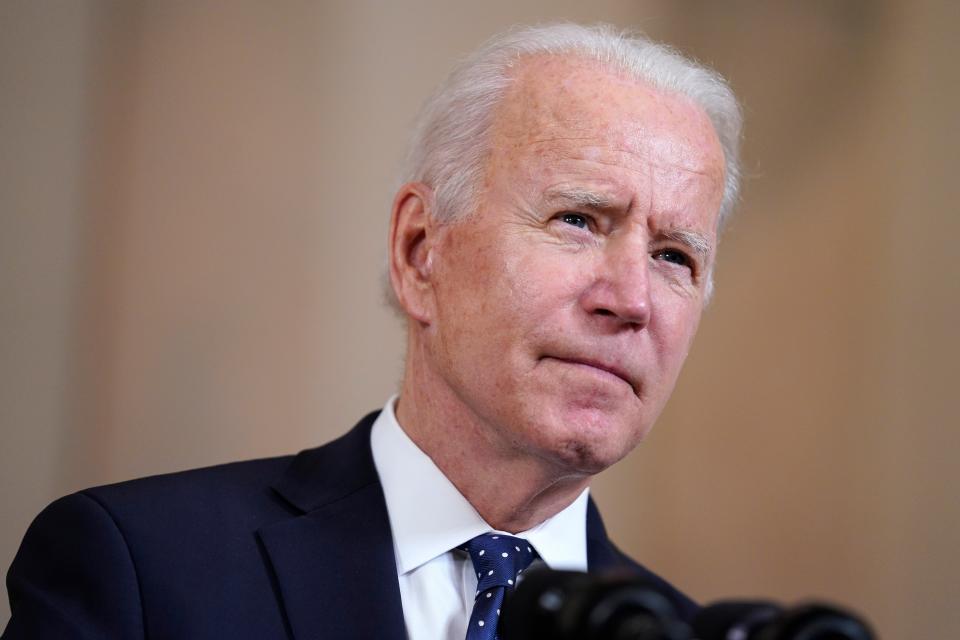 <p>Joe Biden is hoping it will encourage China and other big polluters to fast-track their own efforts before the COP26 meeting</p> (AP)