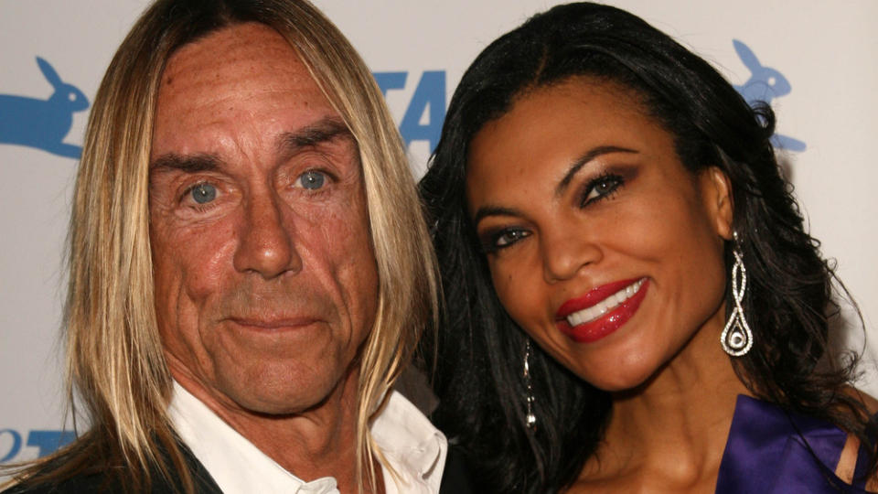 Iggy Pop und seine Frau Nina Alu