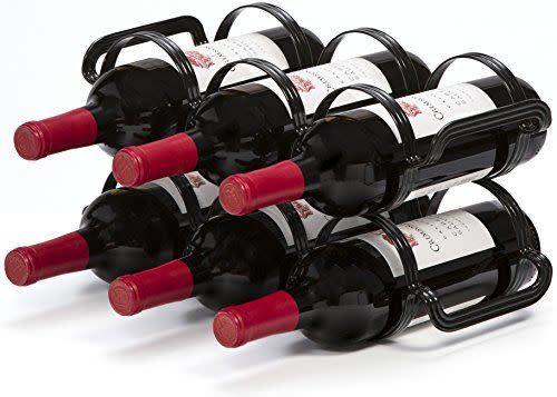 15) Countertop Wine Rack