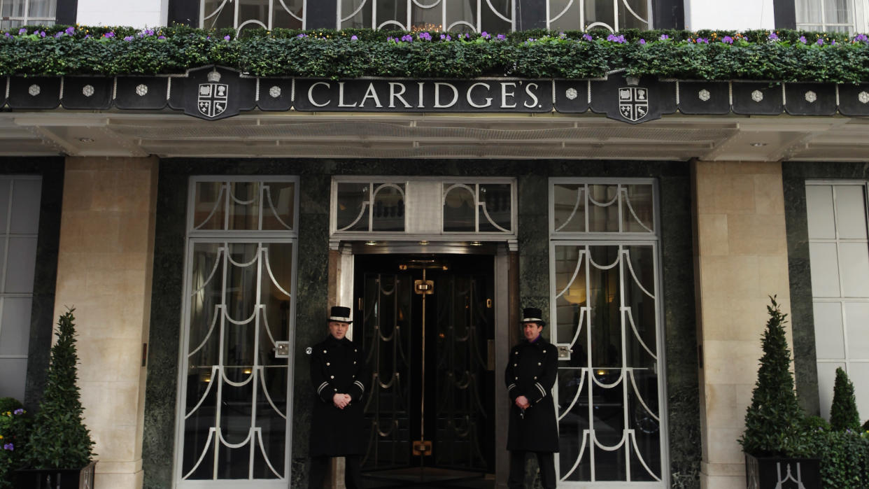 Noel Gallagher and his family have been living in the five-star Claridge's Hotel. (Getty)