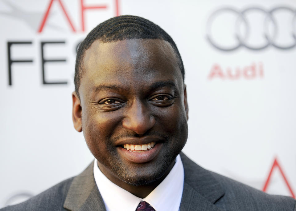 Yusef Salaam arrives at the Hollywood screening of the movie about his case, 