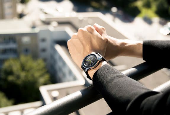 Unlike Samsung's other watches, the Galaxy runs on its own OS called Tizen.
