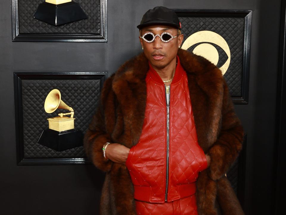 Pharrell Williams attends the 2023 Grammy Awards