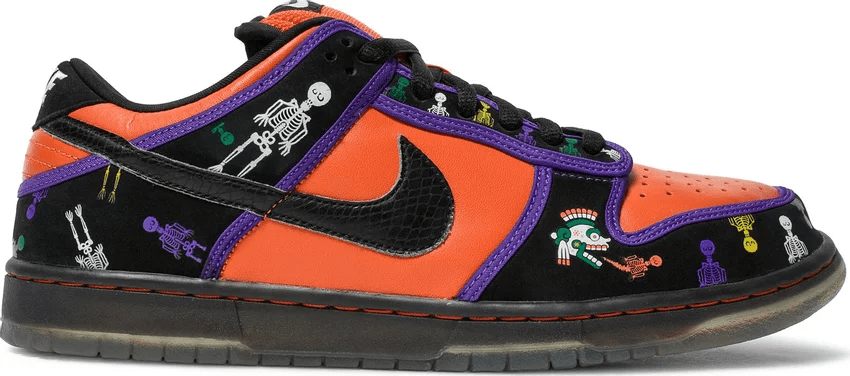 <p>The Dunk Low Premium SB ‘Day of the Dead’ dropped in November 2006.</p>