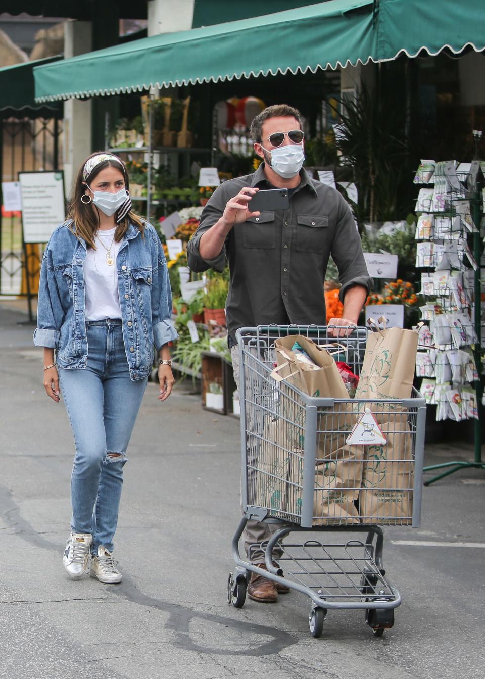 Ben Affleck and Ana de Armas are seen on June 05, 2020 in Los Angeles, California.