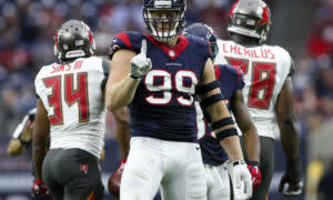 Texans defensive end J.J. Watt