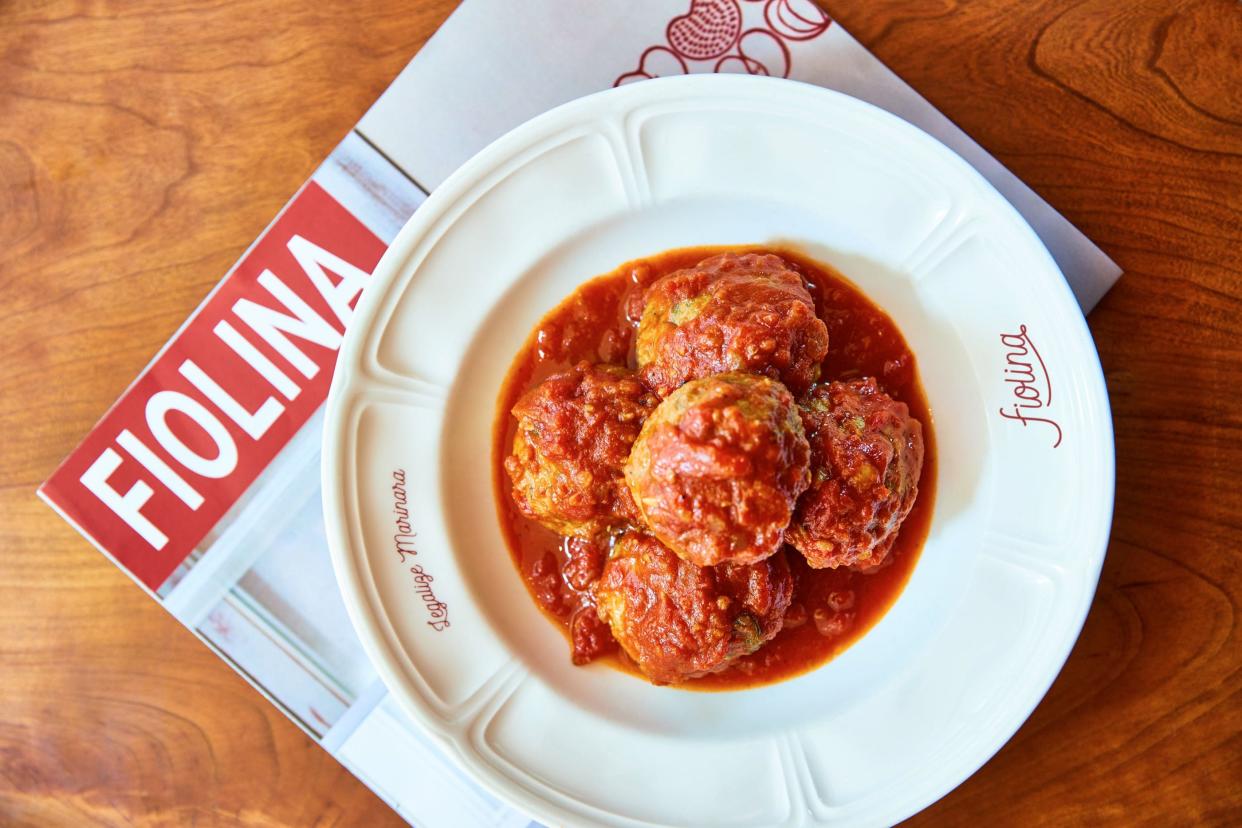 On the menu at Fiolina Pasta House in Boca Raton: Nonna Palmina’s Meatballs.