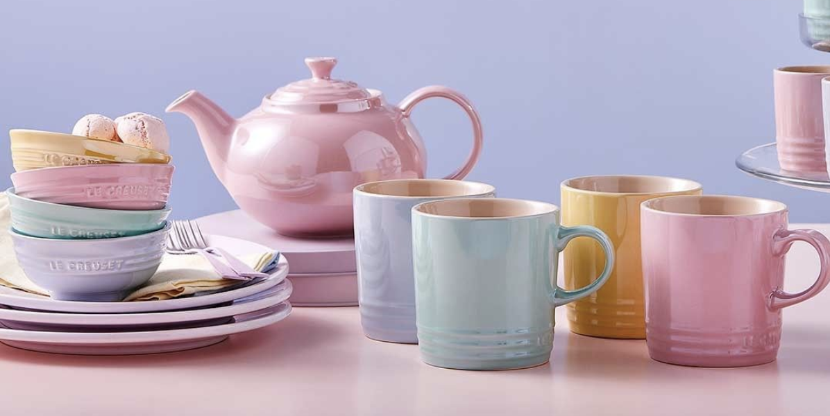 The Prettiest Pastel Cookware That Looks A Lot Like Le Creuset