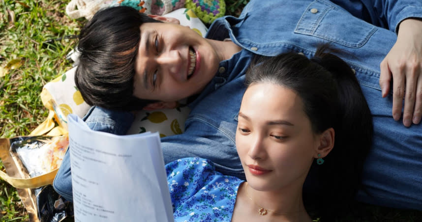 劉冠廷(右)和林映唯(左)在口述影像宣傳影片中，呈現小情侶的日常。（圖／台北電影節提供）