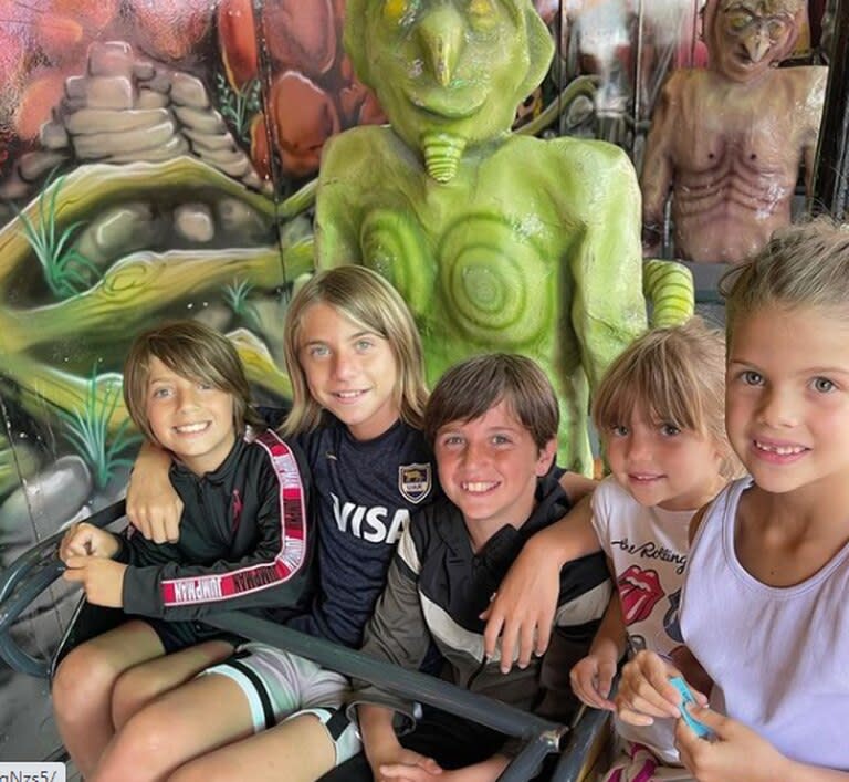 Los cinco hijos de Wanda Nara (Foto: Instagram/@wanda_icardi)