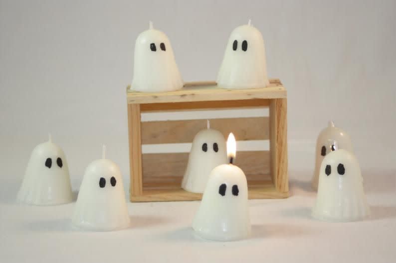 Votive Ghost Candle