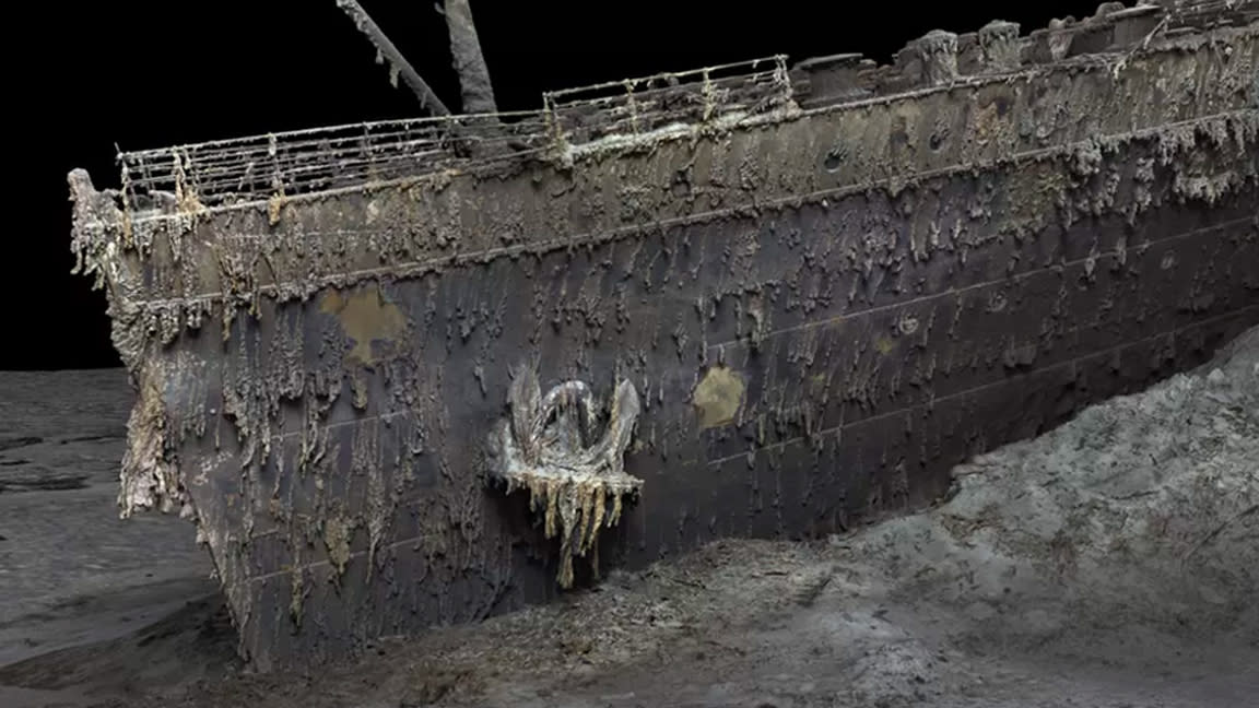  Titanic 3D scan; a 3D model of the real Titanic 