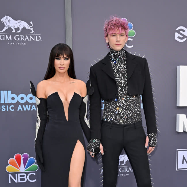 Megan Fox y Machine Gun Kelly en la gala de los Billboard Music Awards credit:Bang Showbiz