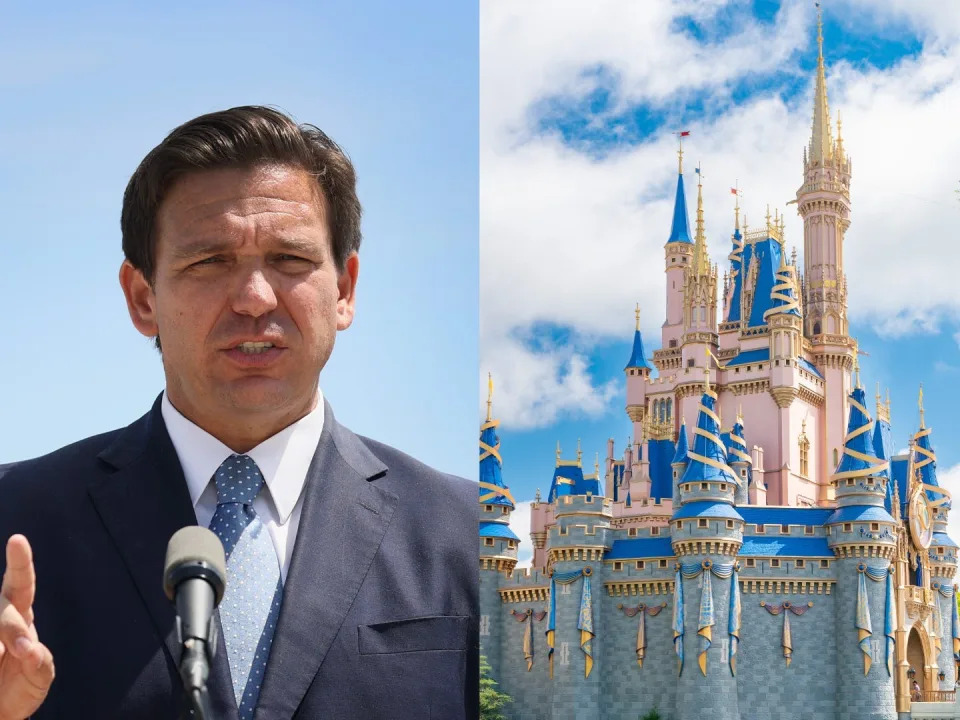 Florida Gov. Ron DeSantis got married at Disney World in 2009.