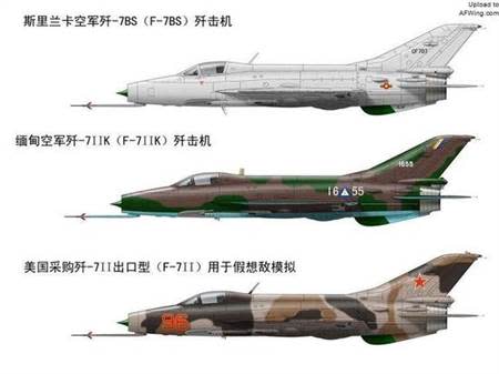 殲7戰鬥機有多達十多種改款，也是大陸過去外銷戰機的主力。（圖／新浪網）