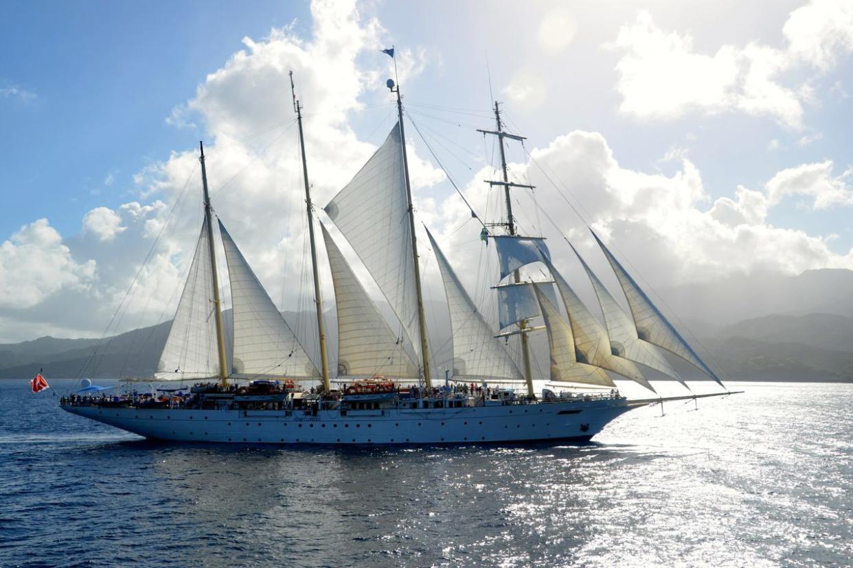 Side view of Star Clipper.