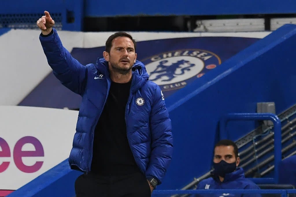 Frank Lampard is aiming to get back to winning ways in the league (POOL/AFP via Getty Images)