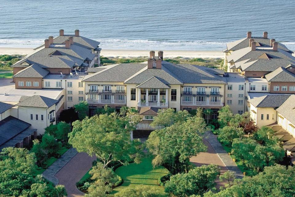 Aerial view of The Sanctuary at Kiawah Island