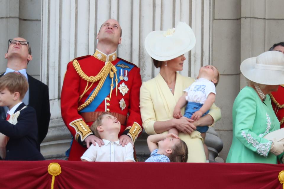 See All the Adorable Photos of George, Charlotte, and Louis at Trooping the Colour