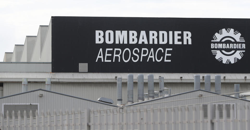 A general view of the Bombardier Aerospace plant in Belfast, as a preliminary US finding on a trade dispute which could threaten thousands of Northern Irish jobs is due later. (Photo by Niall Carson/PA Images via Getty Images)