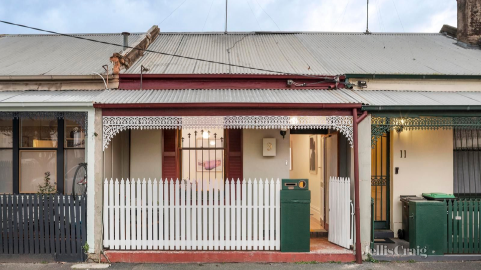 The exterior of the $1 million property for sale in Melbourne this week.