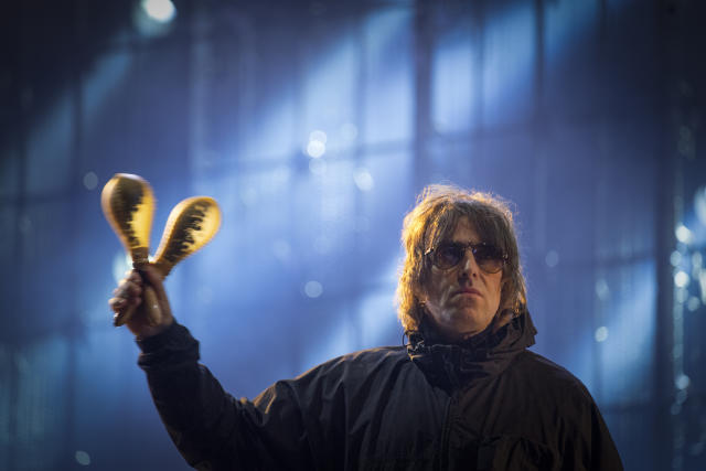 Liam Gallagher performing at the TRNSMT Festival at Glasgow Green in Glasgow. Picture date: Saturday September 11, 2021. (Photo by Lesley Martin/PA Images via Getty Images)
