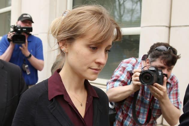 Actress Allison Mack Attends Court Over Sex Trafficking Charges - Credit: Jemal Countess/Getty Images