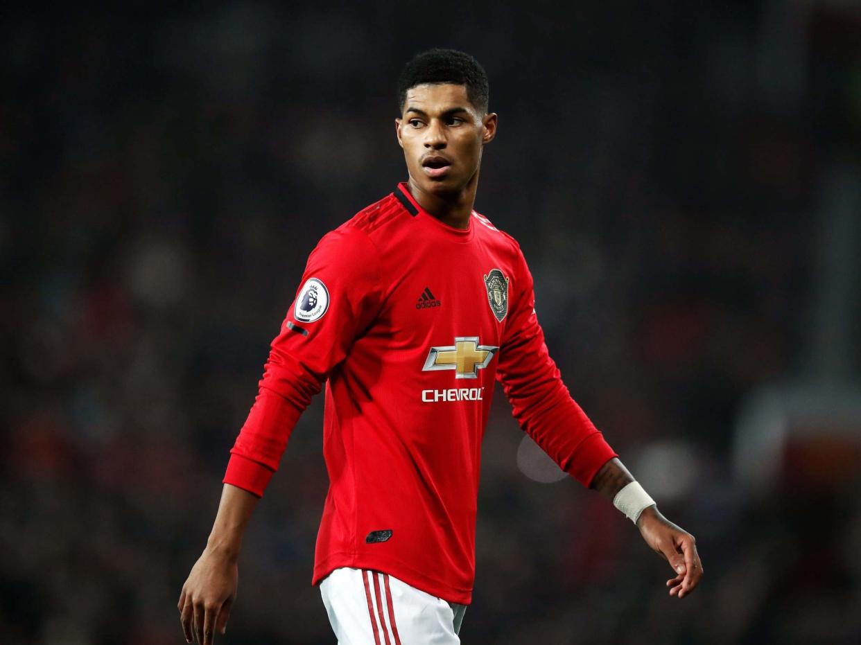 Marcus Rashford recently received a award for his altruism: PA