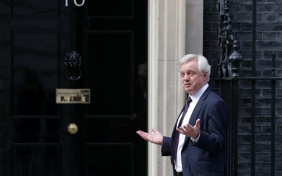 British Secretary of State for Exiting the European Union David Davis - Credit: DANIEL LEAL-OLIVAS/AFP