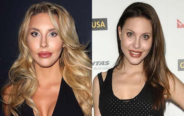 Chloe Lattanzi in 2015 (L), and in 2011 (R). Photo: Getty Images.