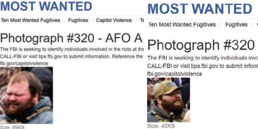 An FBI "Most Wanted" posting for Joseph Hutchinson III.