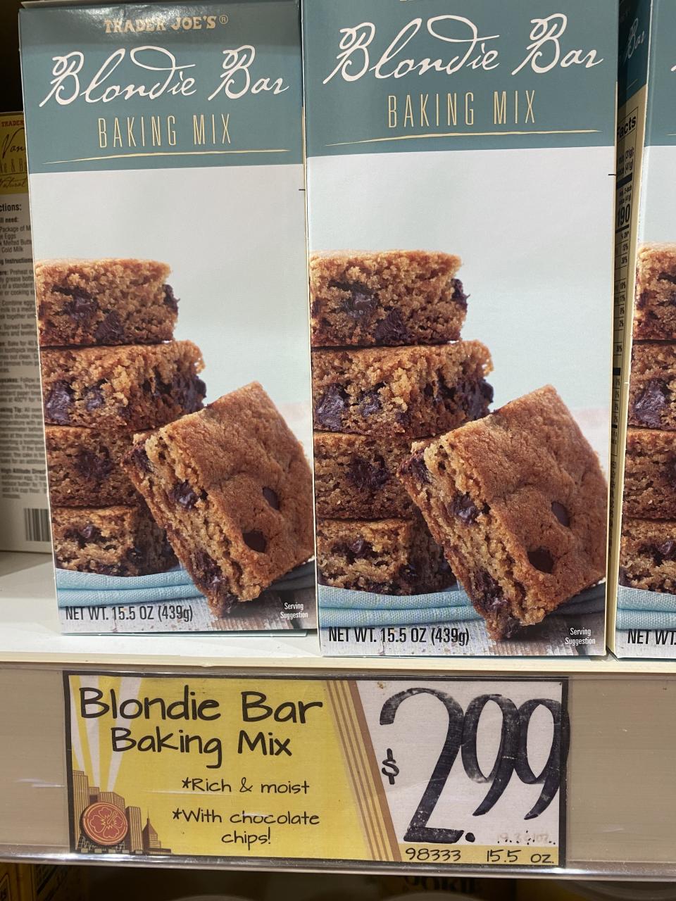 Blondie Bar Baking Mix