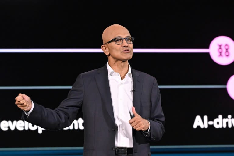 Microsoft CEO Satya Nadella is on a tour of Southeast Asia (Adek BERRY)