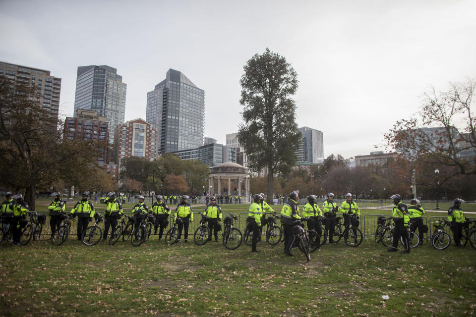 Alt-right free speech event in Boston met with counterprotest