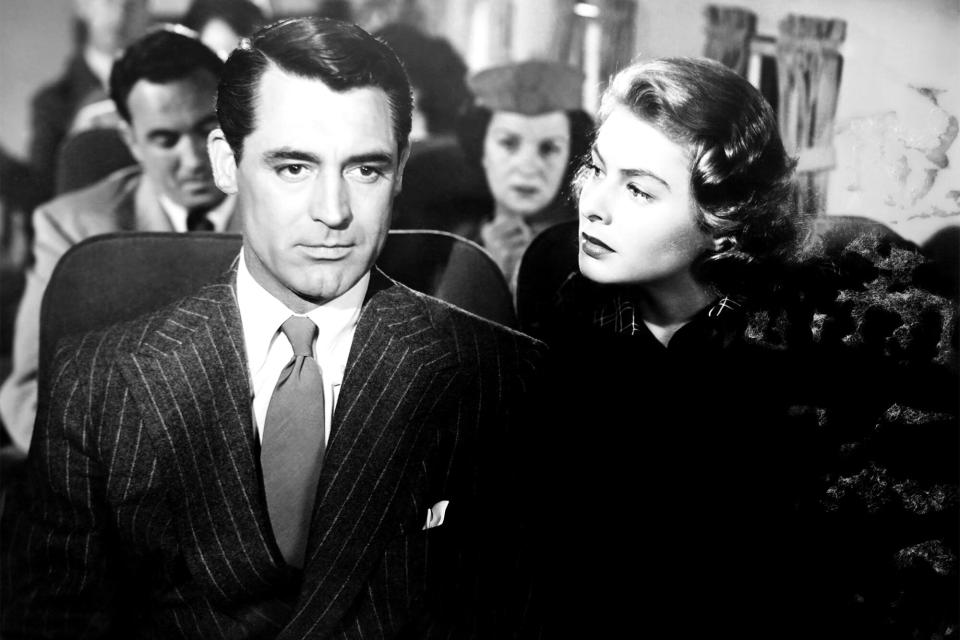 NOTORIOUS, from left, Cary Grant, Ingrid Bergman, 1946