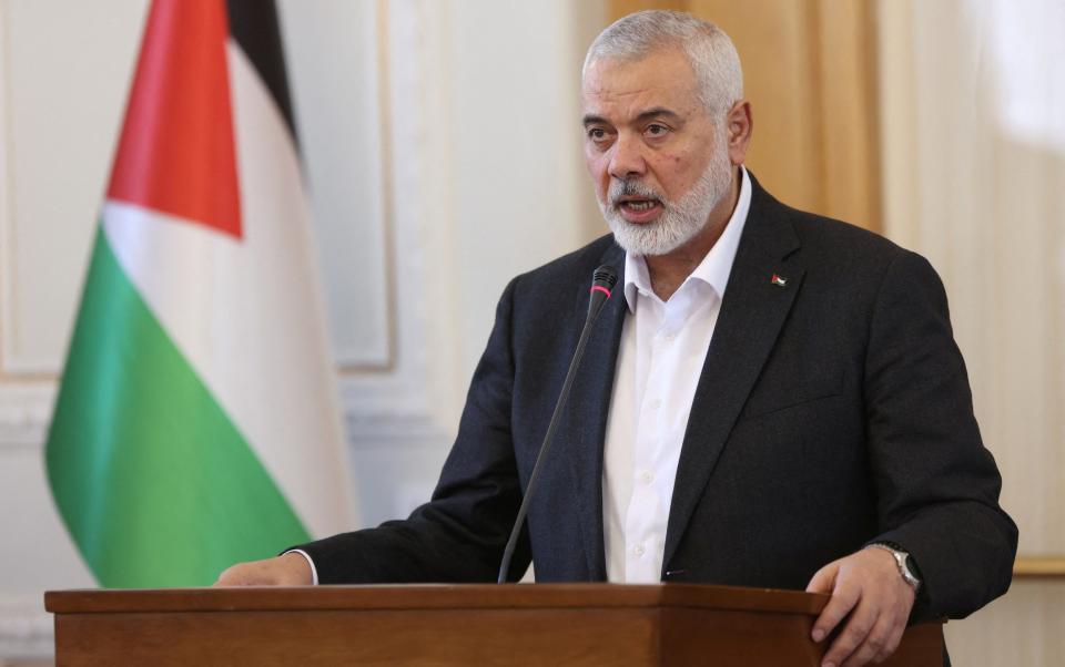 Ismail Haniyeh, the leader of Hamas