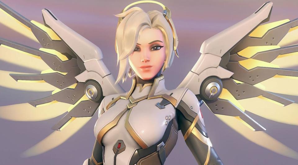 Mercy es uno de los personajes originales de Overwatch